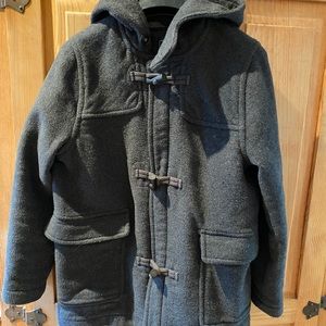 Boys Gray Wool Pea Coat